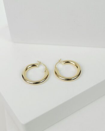 Stylish Trendy Chunky Golden Dainty Small Hoop Earrings