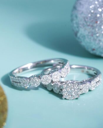 Stylish Silver Plated Solitaire Crystal Ring for Women