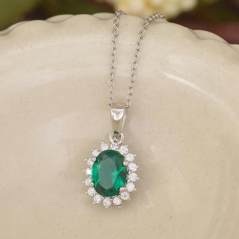 Crystal Flower Long Chain Stylish Pendant Necklace for Women