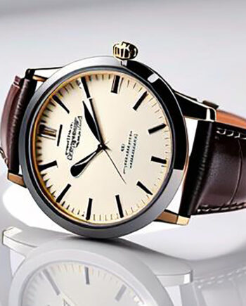 Gold Bezel Roman Watch